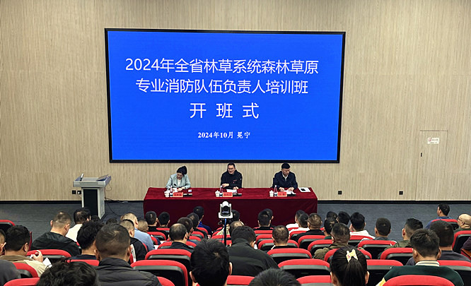 2024年全省林草系统森林草原专业消防队...